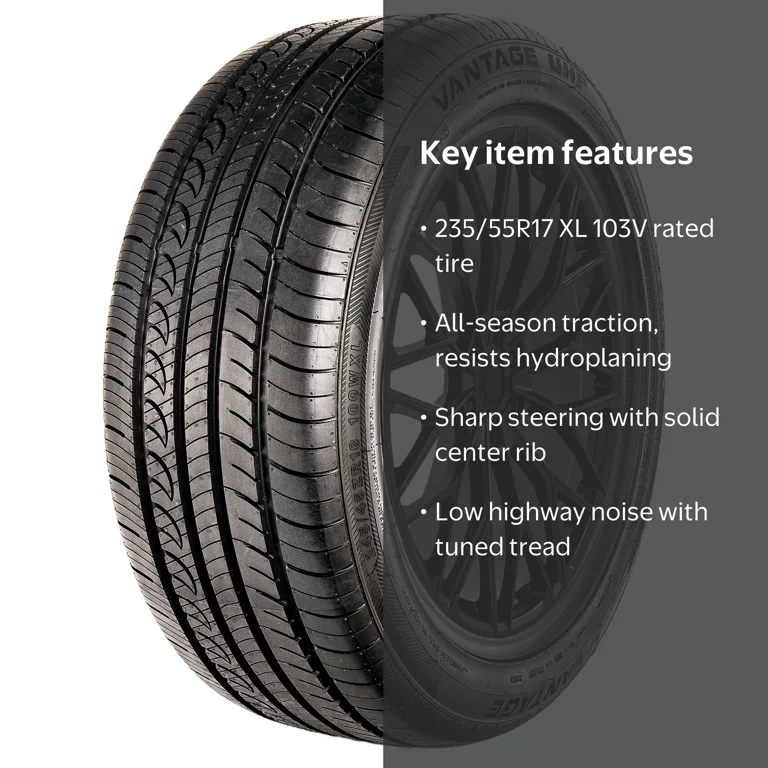 Vantage UHP All Season 235/55R17 103V XL Passenger Tire - Walmart.com