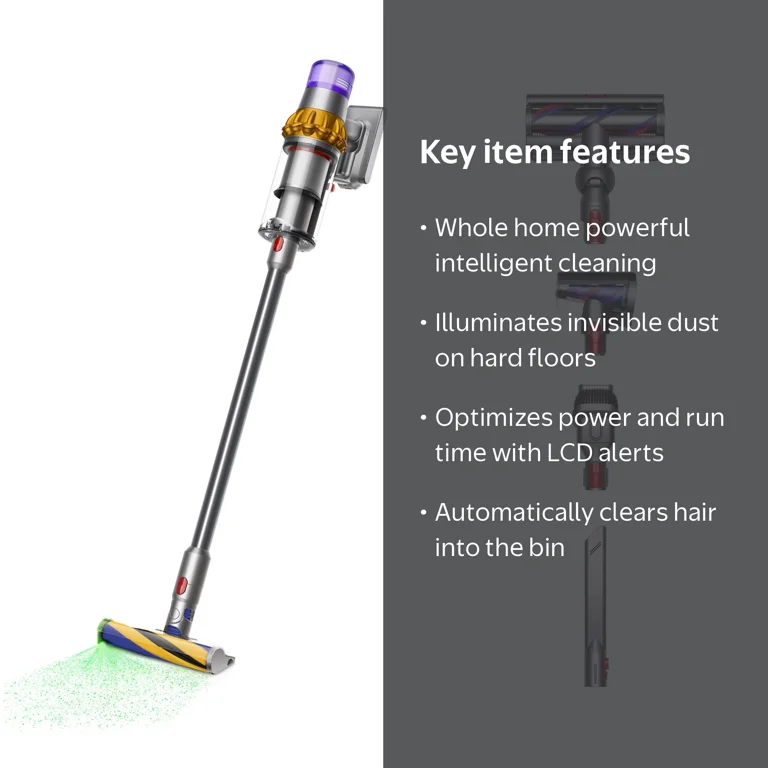 Dyson, V15 Detect Vacuum, Nickel, 42
