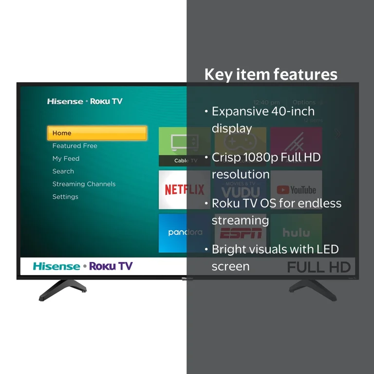 Hisense 40 inch ROKU FHD - Walmart.com Hisense 40 inch ROKU FHD - Walmart.com