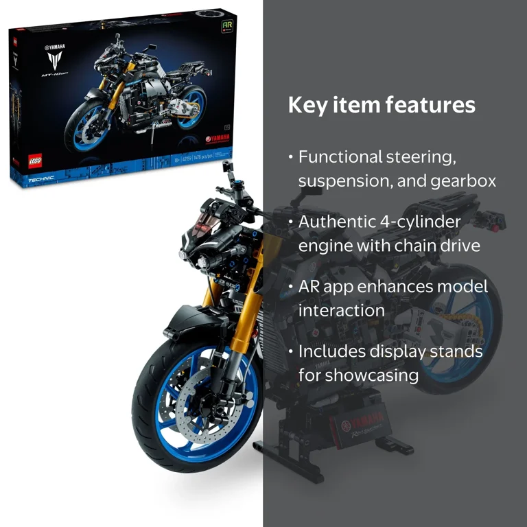 LEGO Technic Yamaha MT-10 SP 42159 Advanced Mechanic Kits for