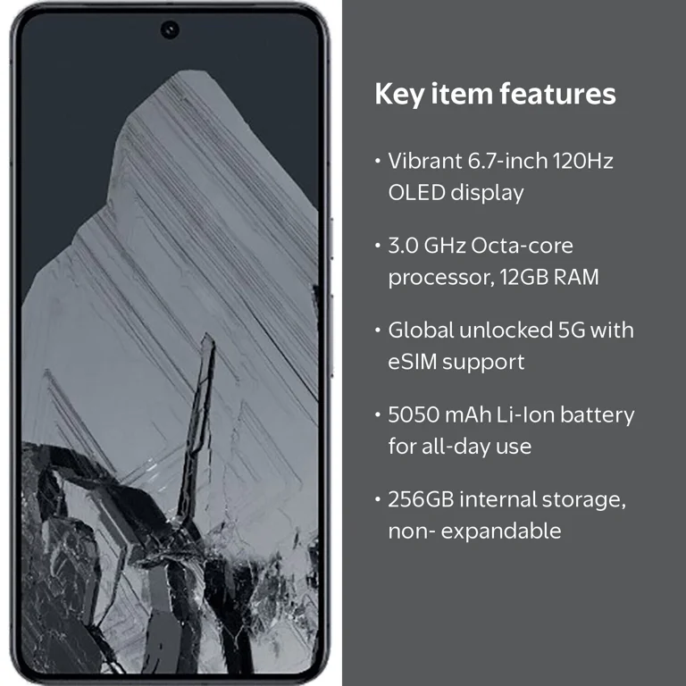 Google Pixel 8 Pro Dual-SIM 256GB ROM + 12GB RAM (Only GSM | No Google Pixel 8 Pro Dual-SIM 256GB ROM + 12GB RAM (Only GSM | No