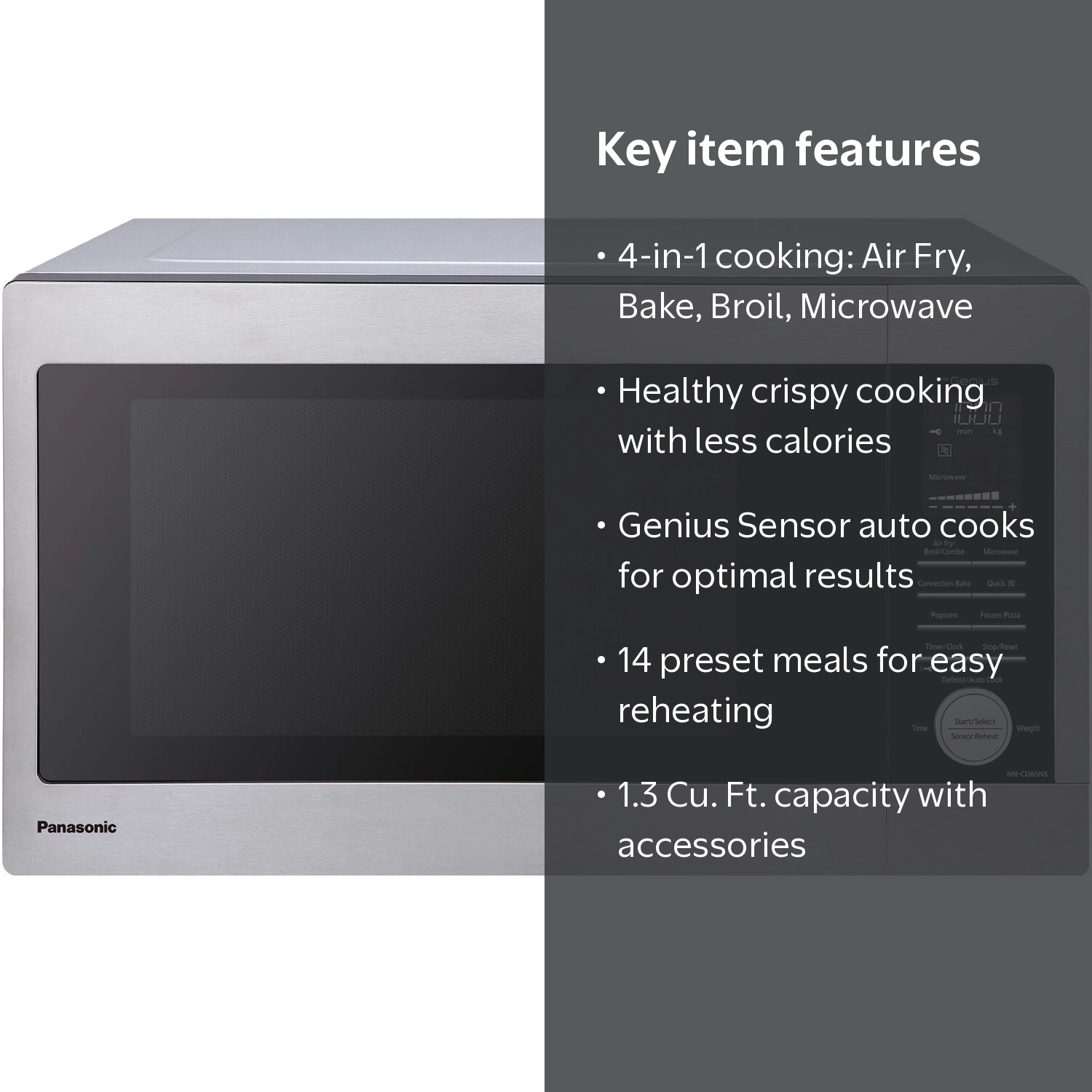 Panasonic 1.3 Cu. Microwave - Programmable - Walmart Business Supplies