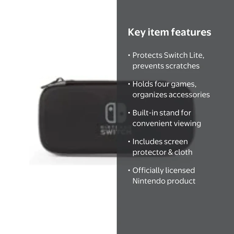 PowerA Stealth Case Kit for Nintendo Switch Lite with Screen