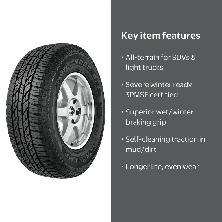 Yokohama Geolandar A/T G015 215/65R16 98H BW All-Weather, High