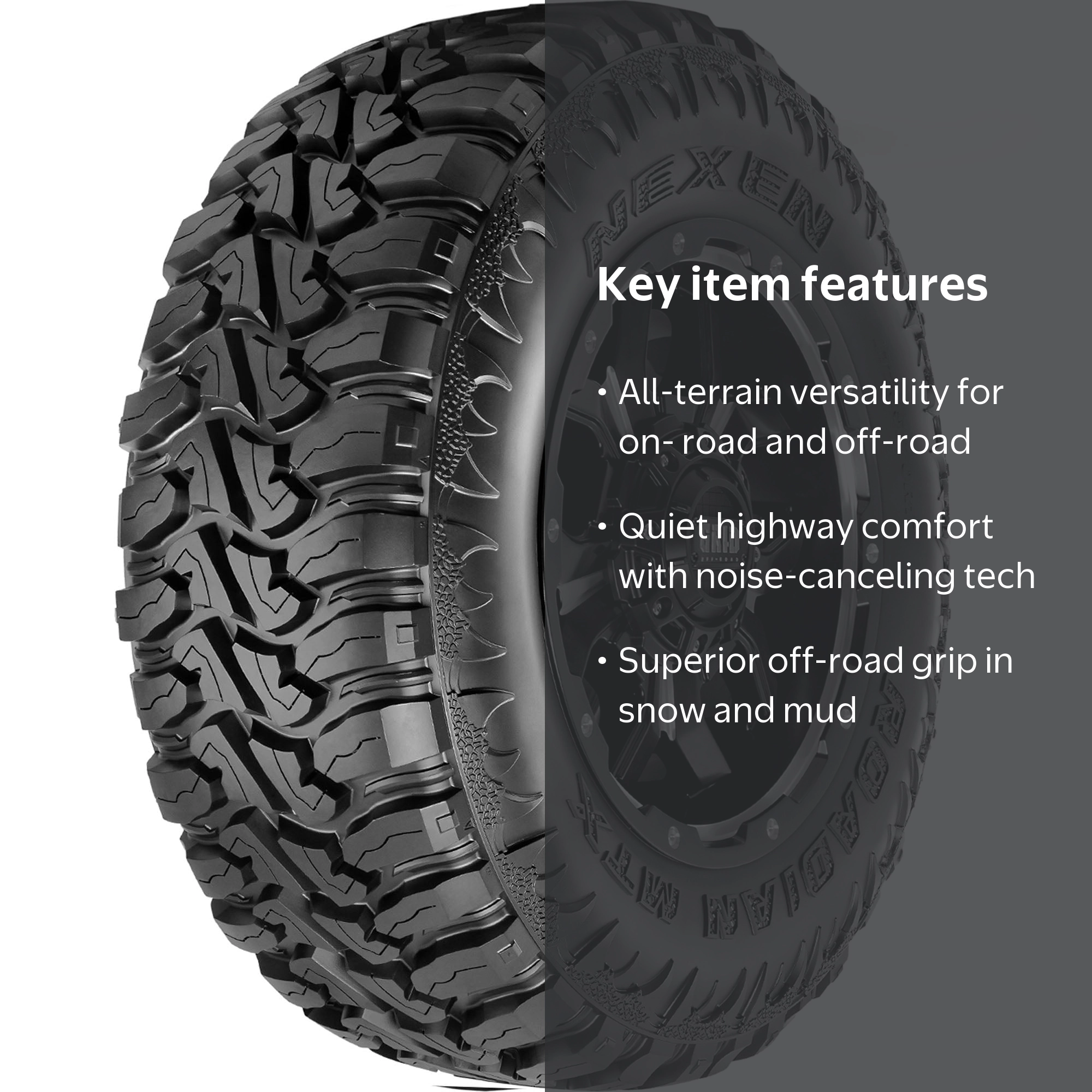 Nexen Roadian MTX RM7 Mud Terrain Tire - LT285/65R18 - Walmart.com