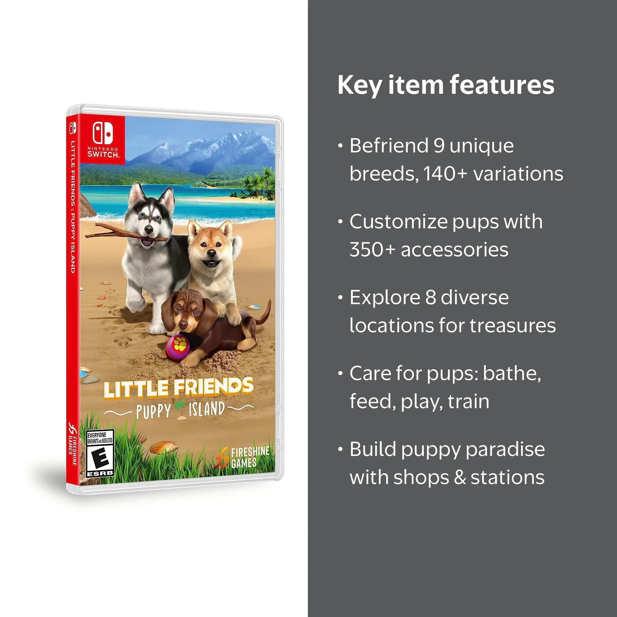 Nintendo Switch Little Friends: Puppy Island - Dog Care & Pet