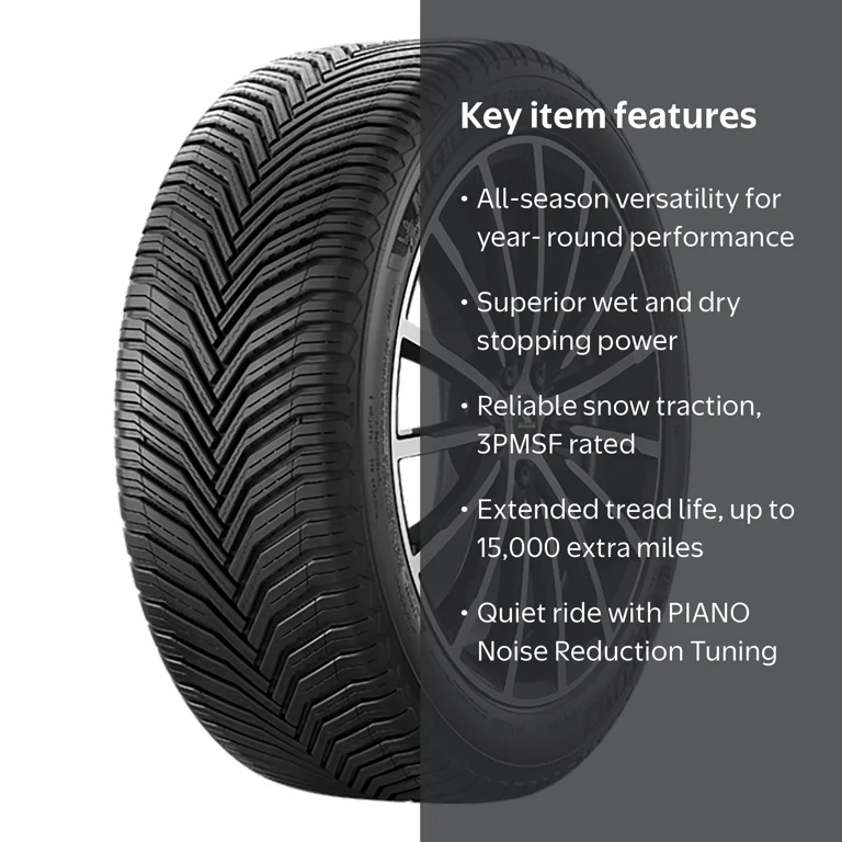 【htmm1210 】 Michelin CrossClimate2 All-Season 245/45R21/XL 104V Tire - Walmart.com