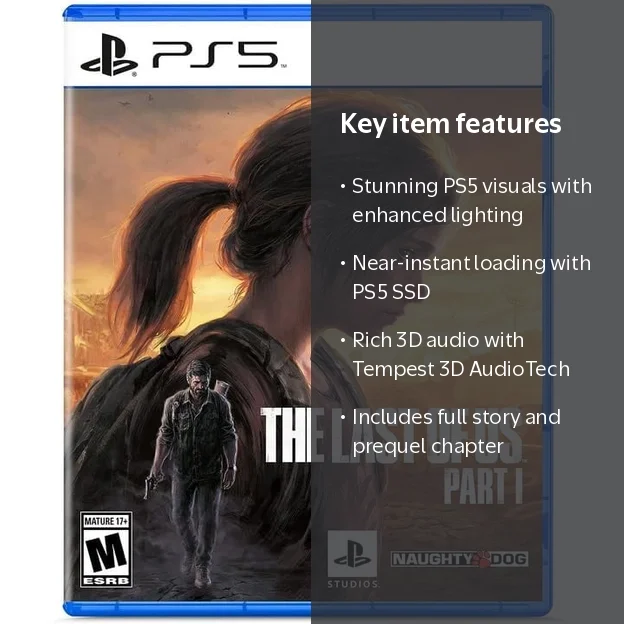 Naughty Dog, The Last of Us Part 1 - Remastered for PlayStation 5