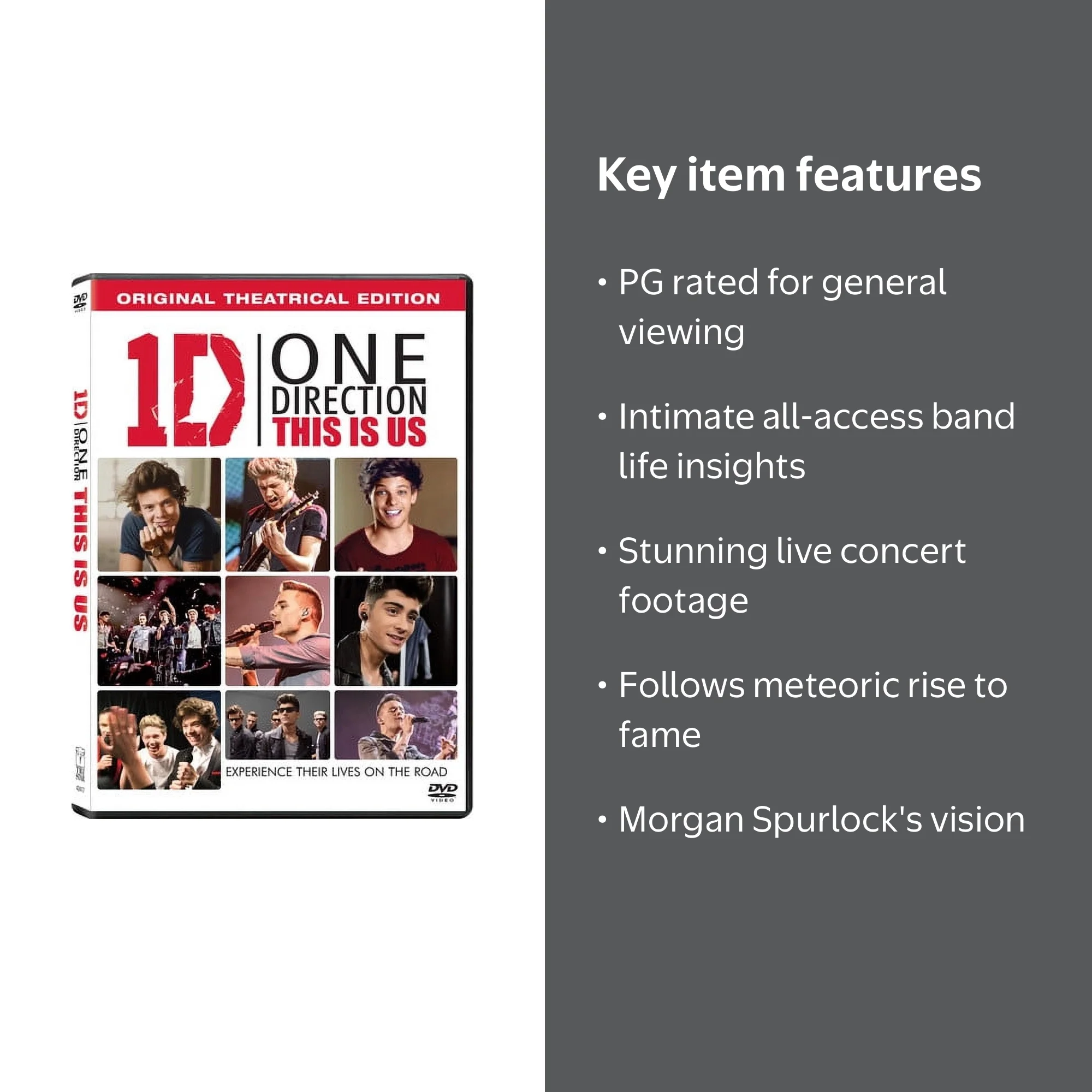 One Direction: This Is Us (DVD) - Walmart.com