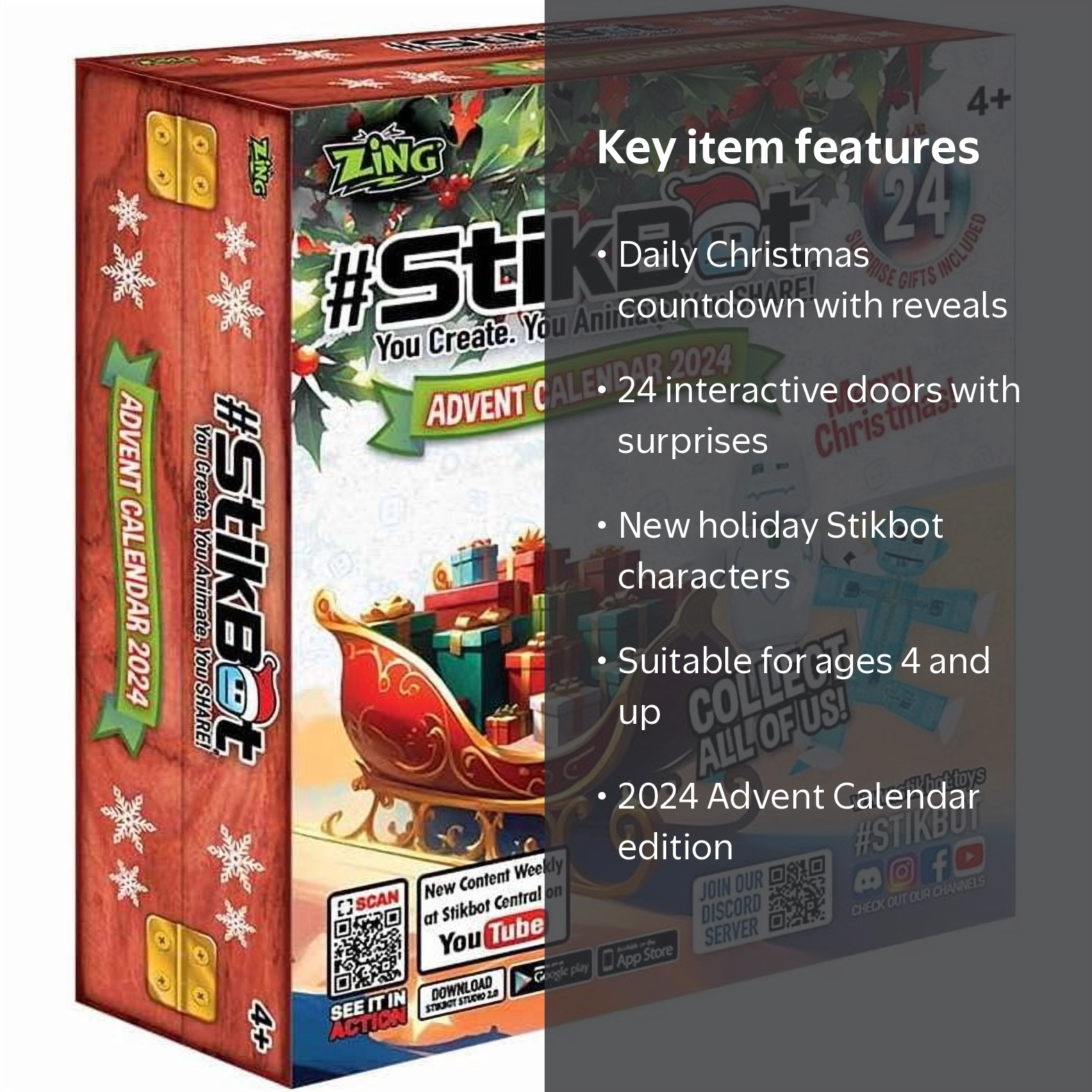 Zing Stikbot Advent Calendar 2024 - Walmart.com