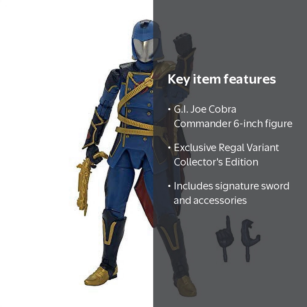 G.I. Joe Classified Series Cobra Commander Regal Variant Exclusive