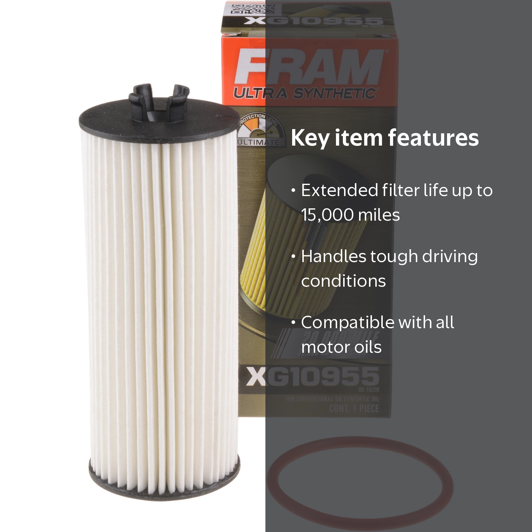 FRAM, Oil Filter, XG10955, 20K mile replacement filter - Walmart.com
