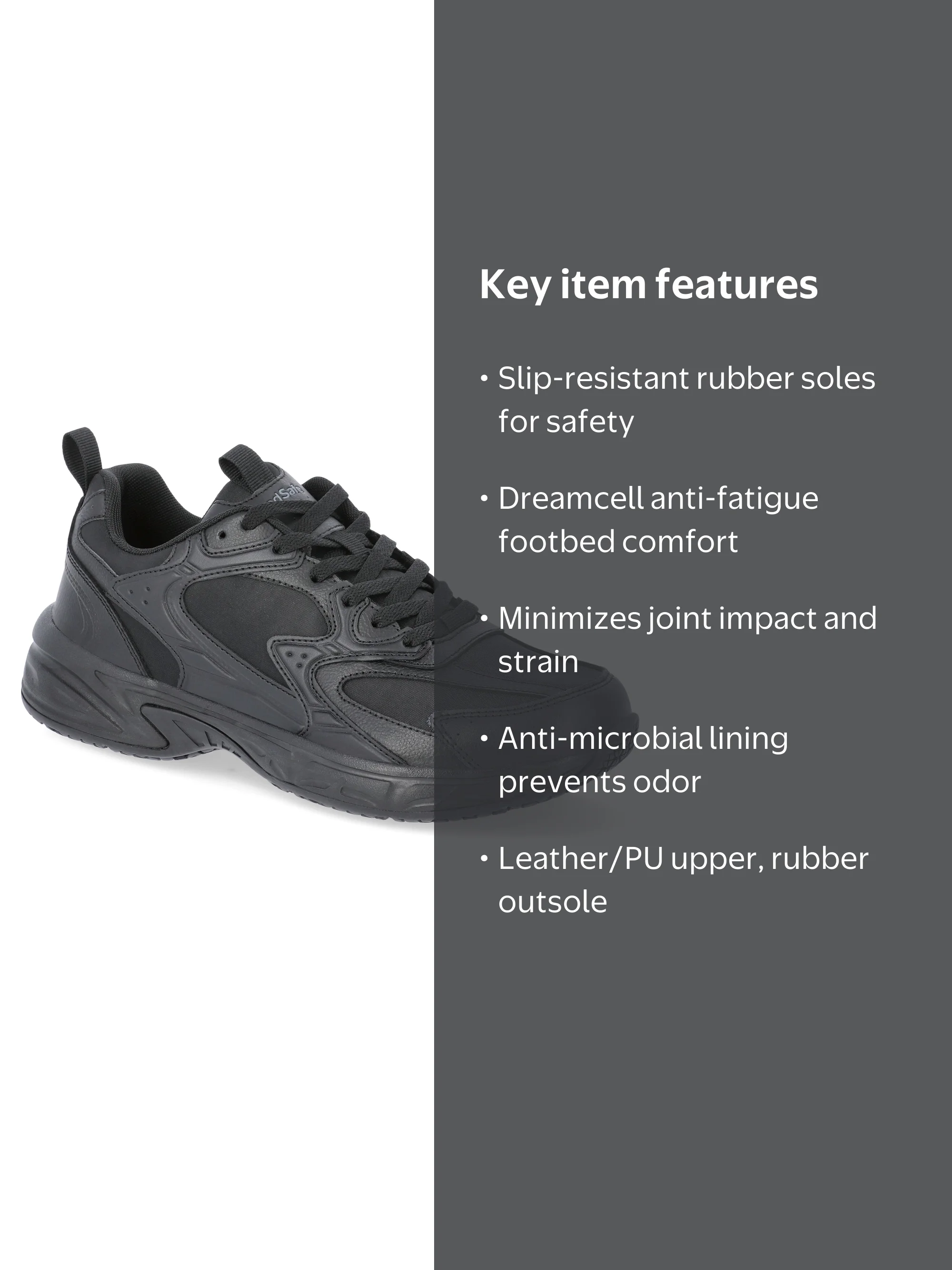 Tredsafe Men's TS600 Jogger Slip Resistant Shoes - Walmart.com