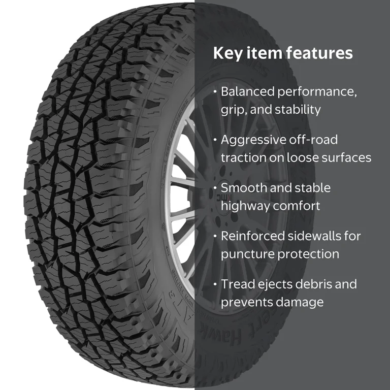 HA23 アルト 5MT 2WD Achilles Desert Hawk AT3 All Terrain 235/75R15 109S XL SUV