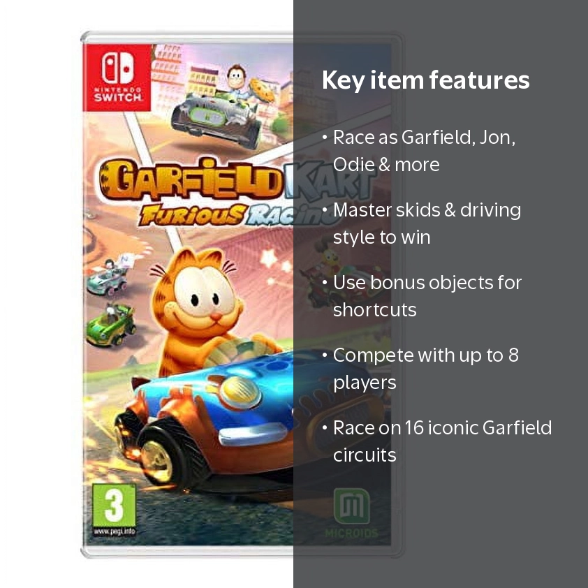 MaximumGames, Garfield Kart Furious Racing, Nintendo Switch
