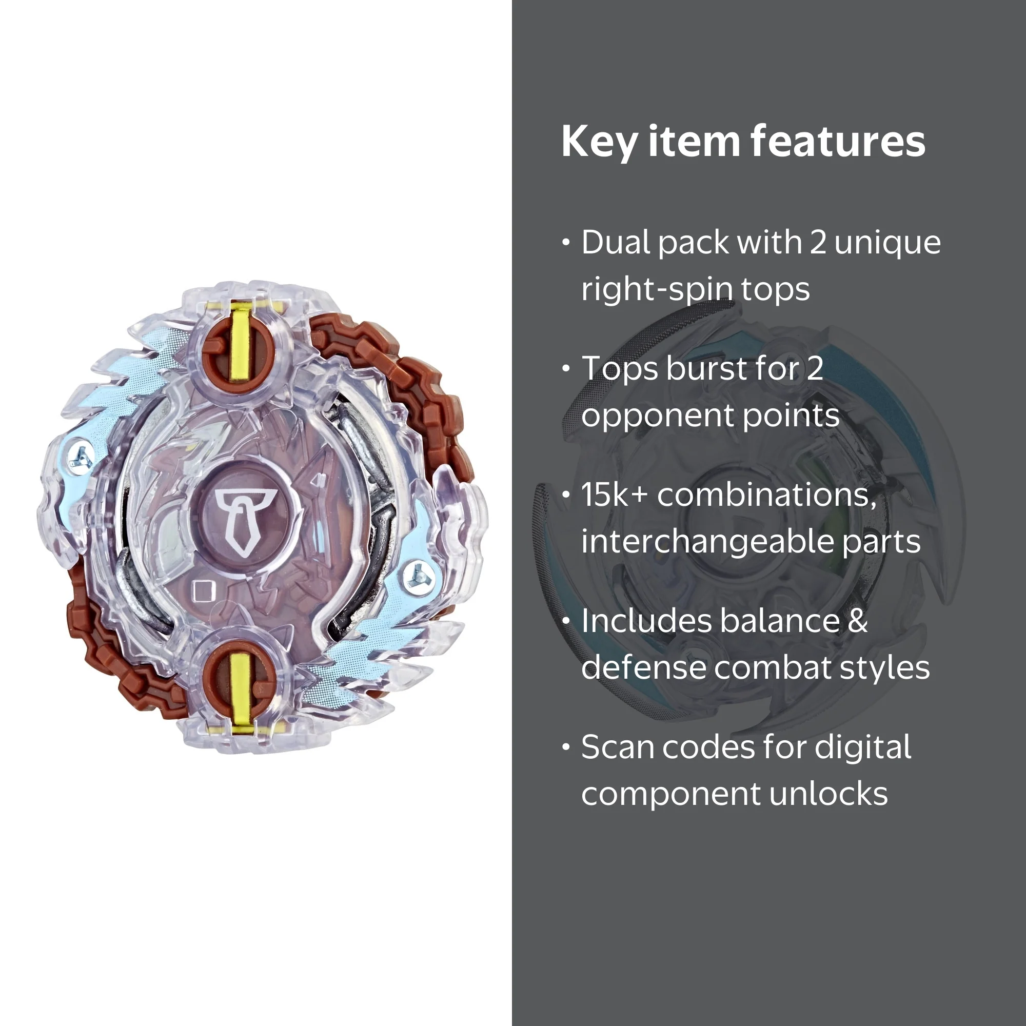 Beyblade Burst Evolution Dual Pack Tyros T2 and Doomscizor D2