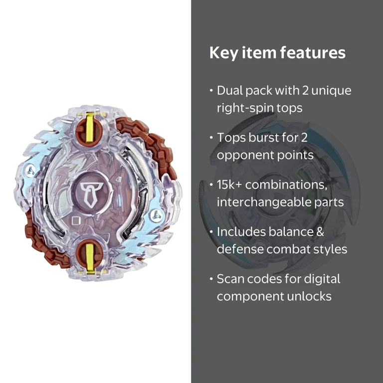 Beyblade Burst Evolution Dual Pack Tyros T2 and Doomscizor D2