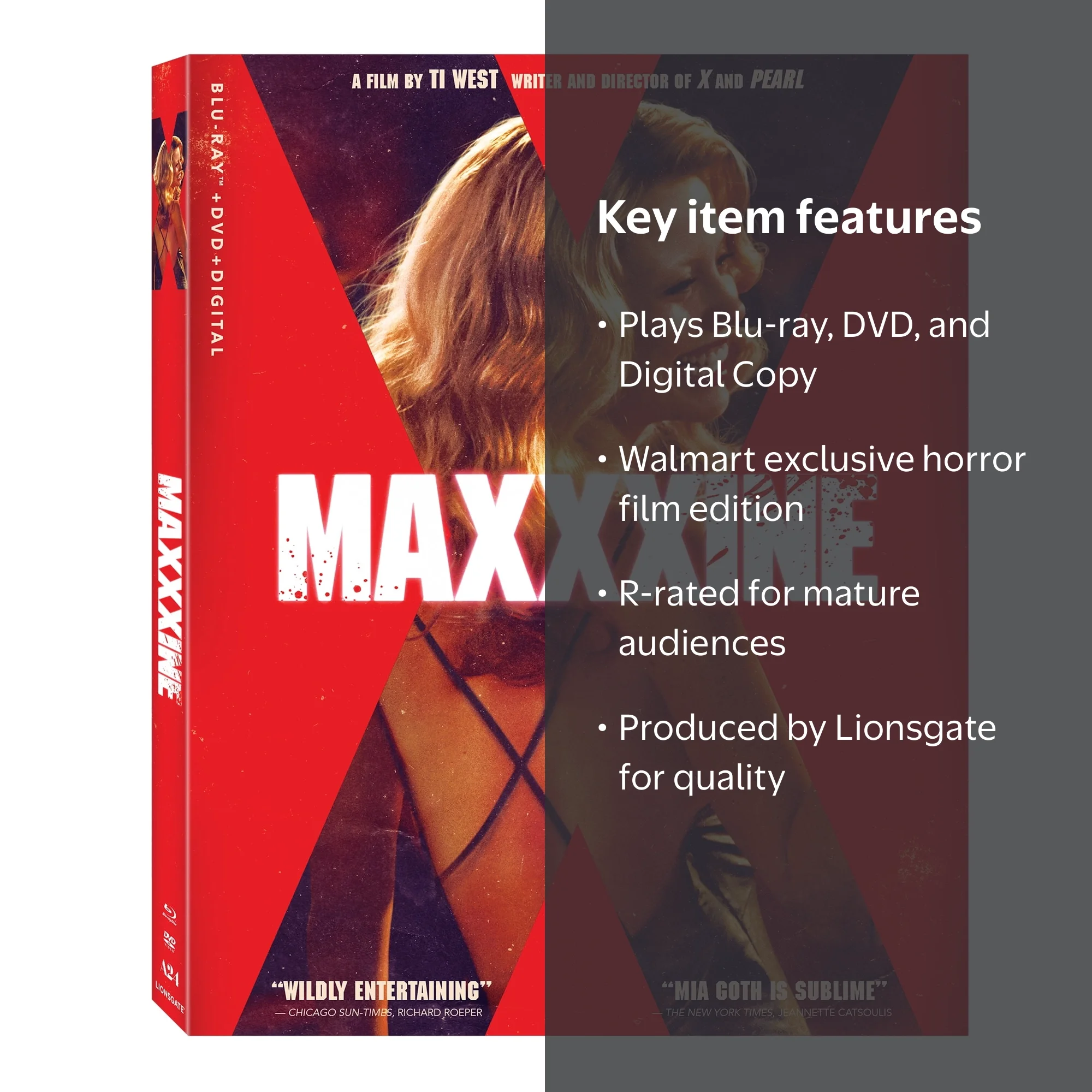 Maxxxine (Walmart Exclusive) (Blu-ray + DVD + Digital Copy