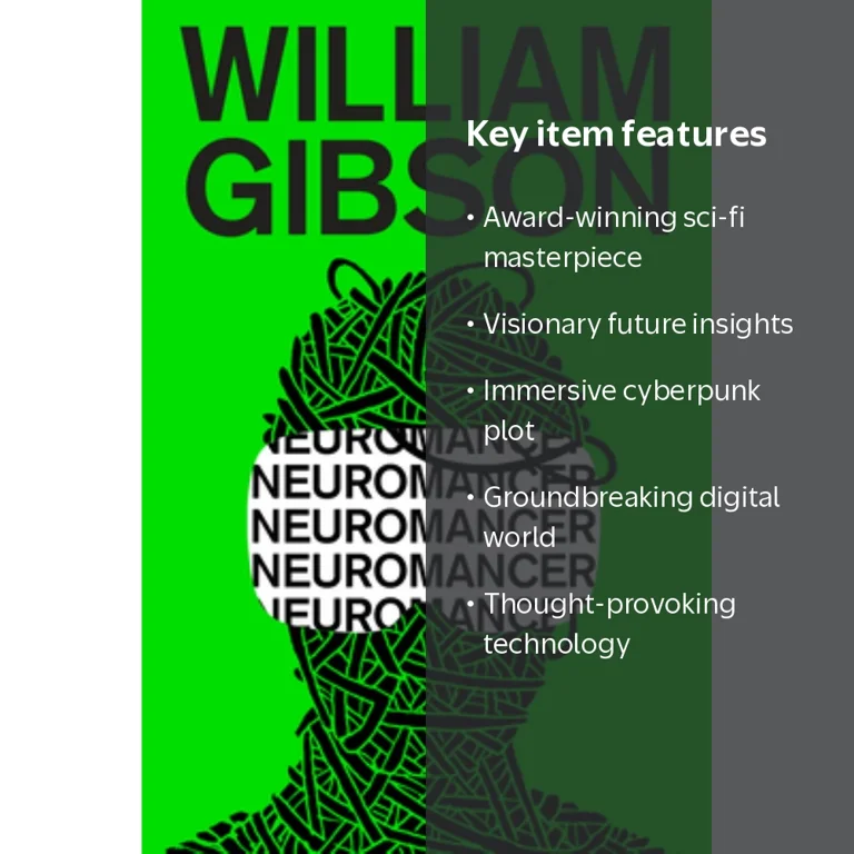 Dr William Gibson, Book, ISBN 9780441007462, Neuromancer - Walmart.com