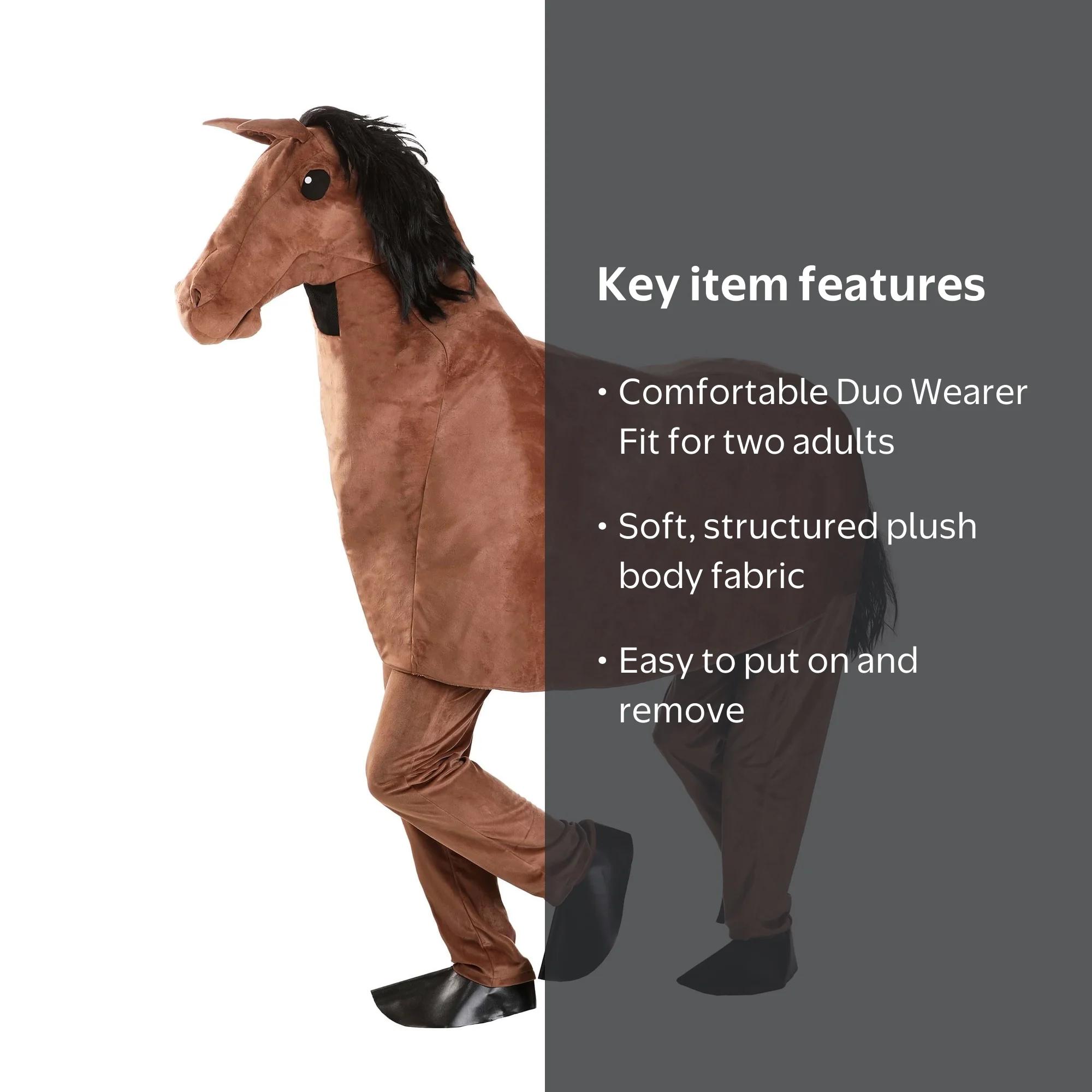 Adult Giddy Up Two Person Horse Costume - Walmart.com