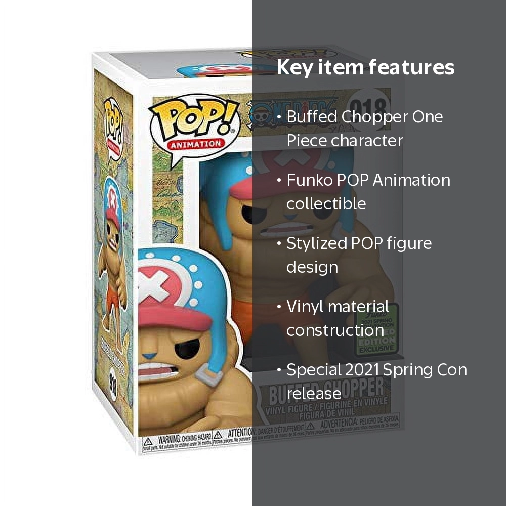 Funko POP! One Piece Buffed Chopper #918 ECCC 2021 Exclusive Vinyl