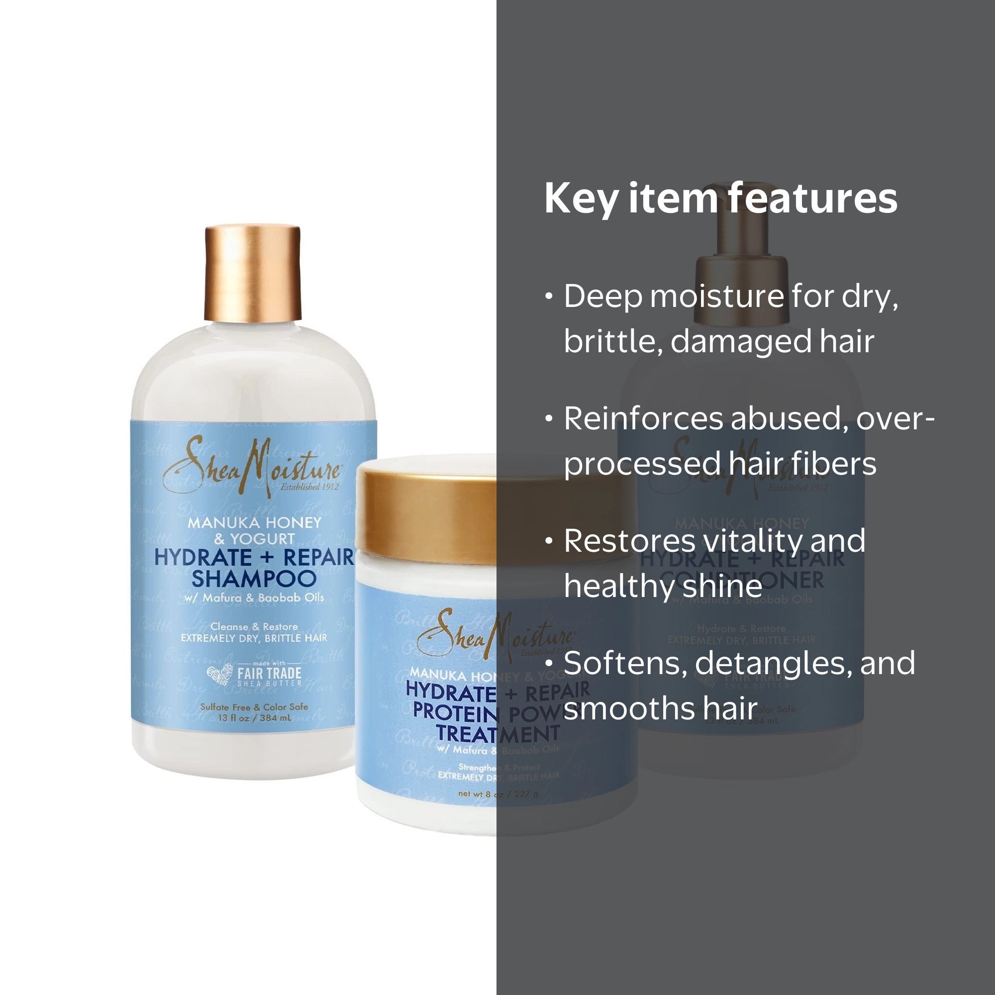 SheaMoisture Shea Moisture Shampoo and Conditioner Set 13 fl oz