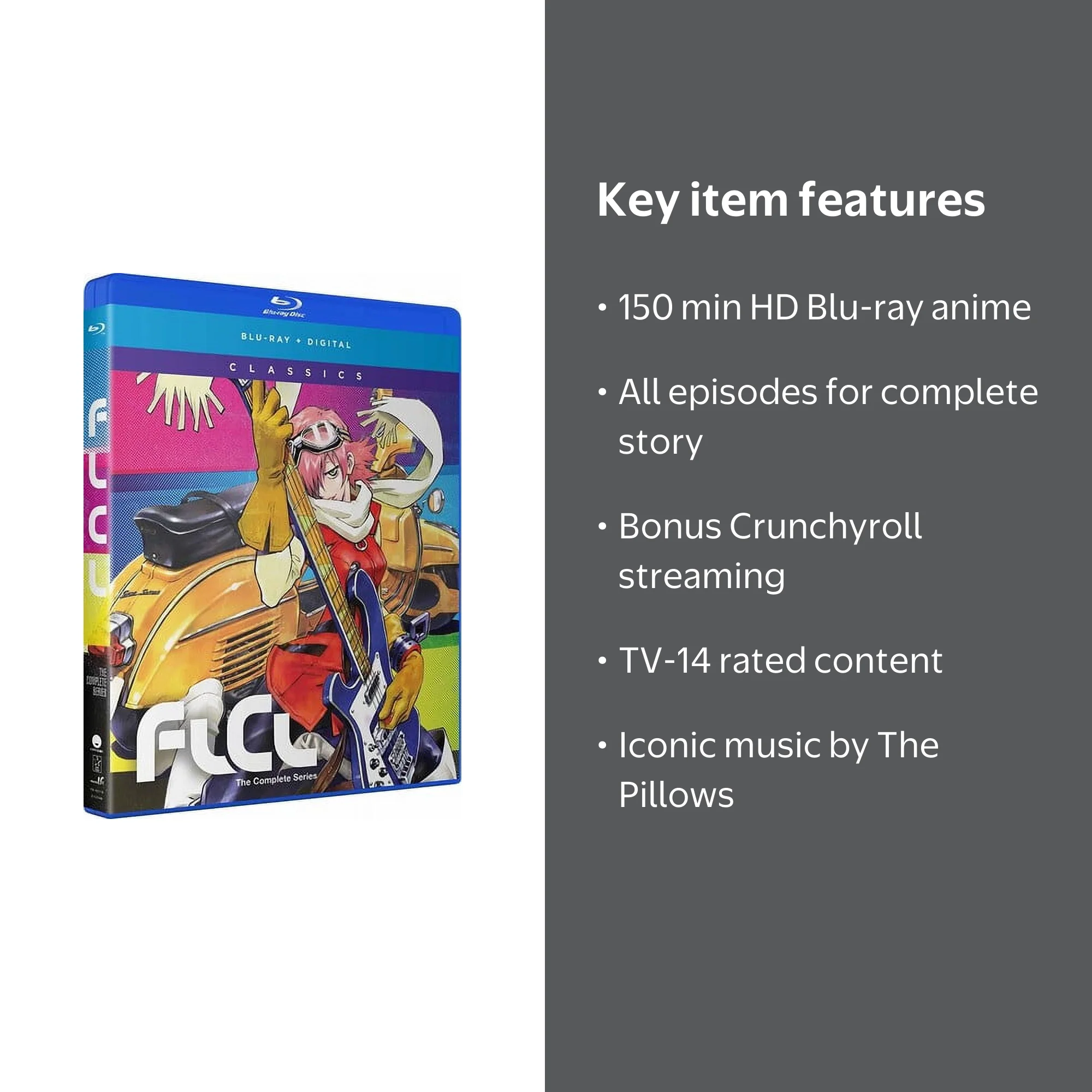 FLCL: The Complete Series (Blu-ray + Fun Digital Crunchyroll