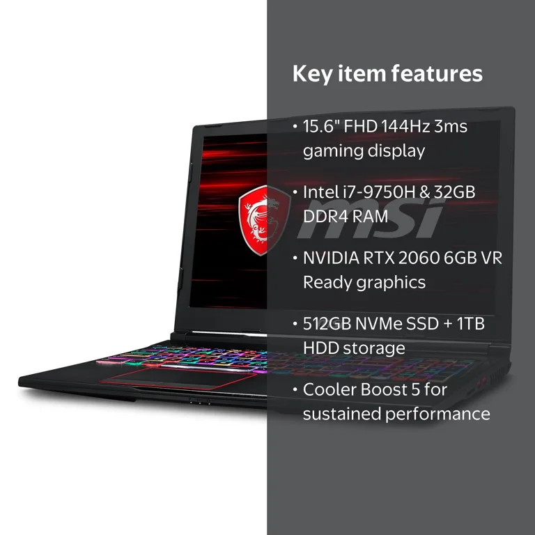 MSI GE63 Raider 15.6