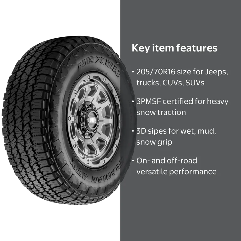 Nexen Roadian ATX All Terrain 205/70R16 97H Light Truck Tire