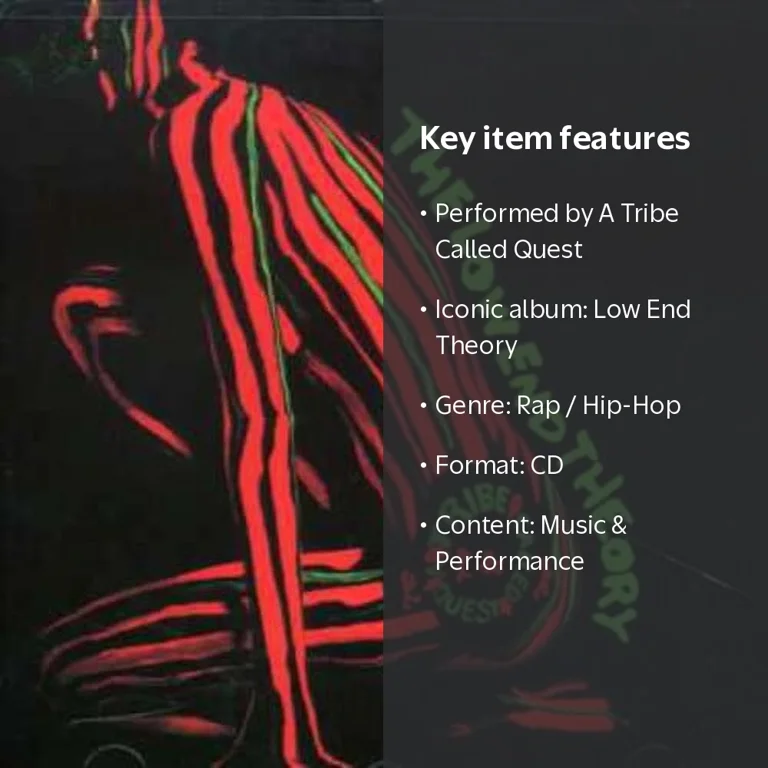 A Tribe Called Quest - Low End Theory - Music & Performance - CD