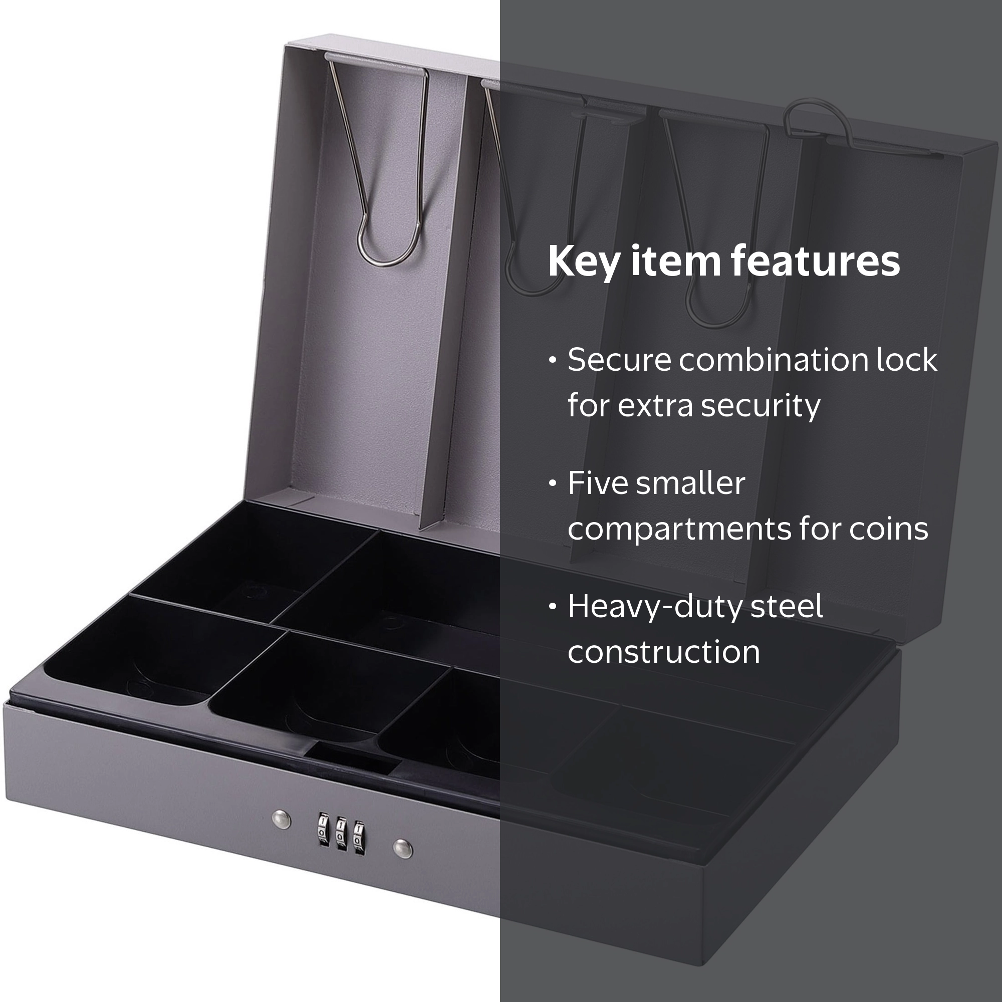 CASH RICH LETTER Vol.1〜12 12冊セット SP Richards, Steel Combination Lock Cash Box, 6 Coin, Gray
