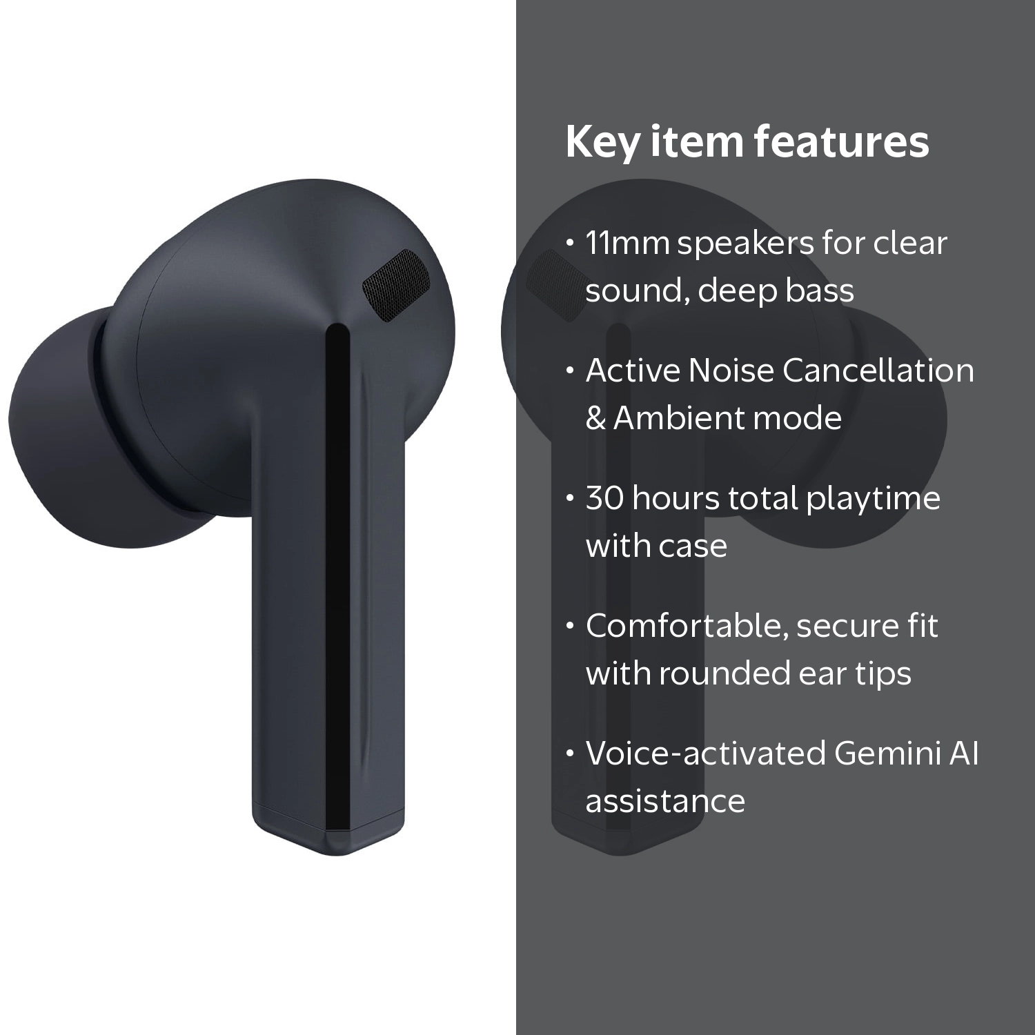 Open Box Samsung Galaxy Buds3 FE Bluetooth Headphones and Charging 