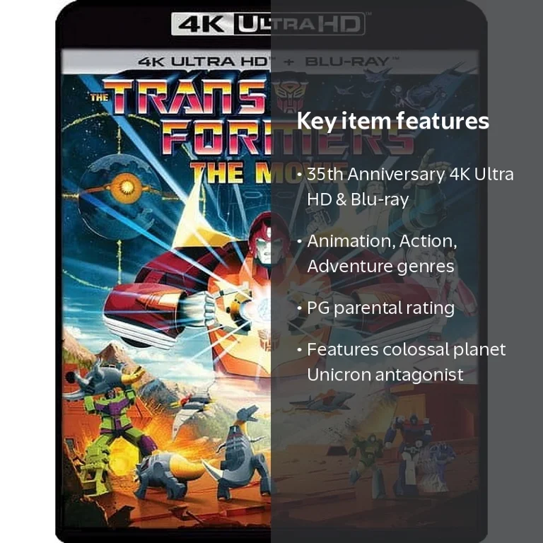 Transformers The Movie 35th Anniversary Edition 4K Ultra HD Blu