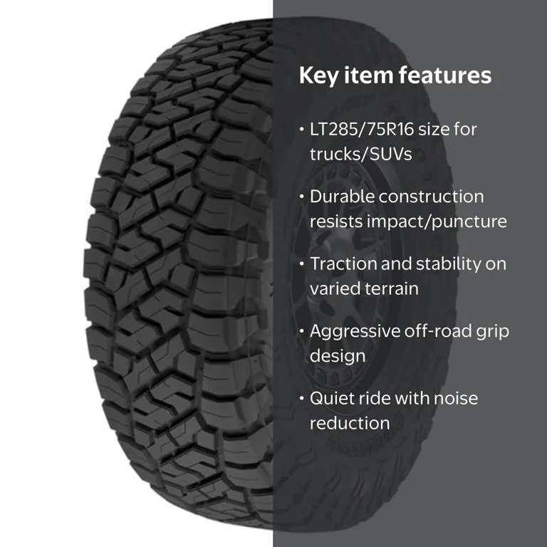 Toyo Open Country R/T Trail LT285/75R16 E/10PLY BSW - Exceptional