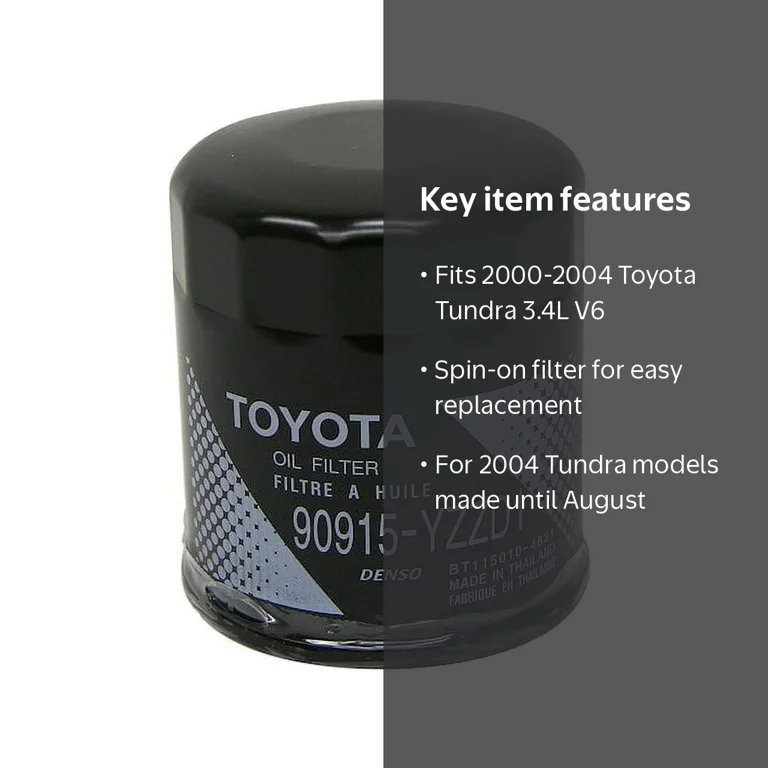 Oil Filter - Compatible with 2000 - 2004 Toyota Tundra 3.4L V6 5VZ