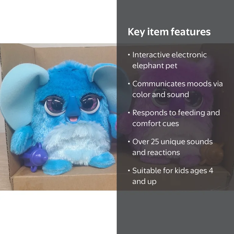 FurReal Fuzzalots Koala & Elephant Interactive, Electronic Pet