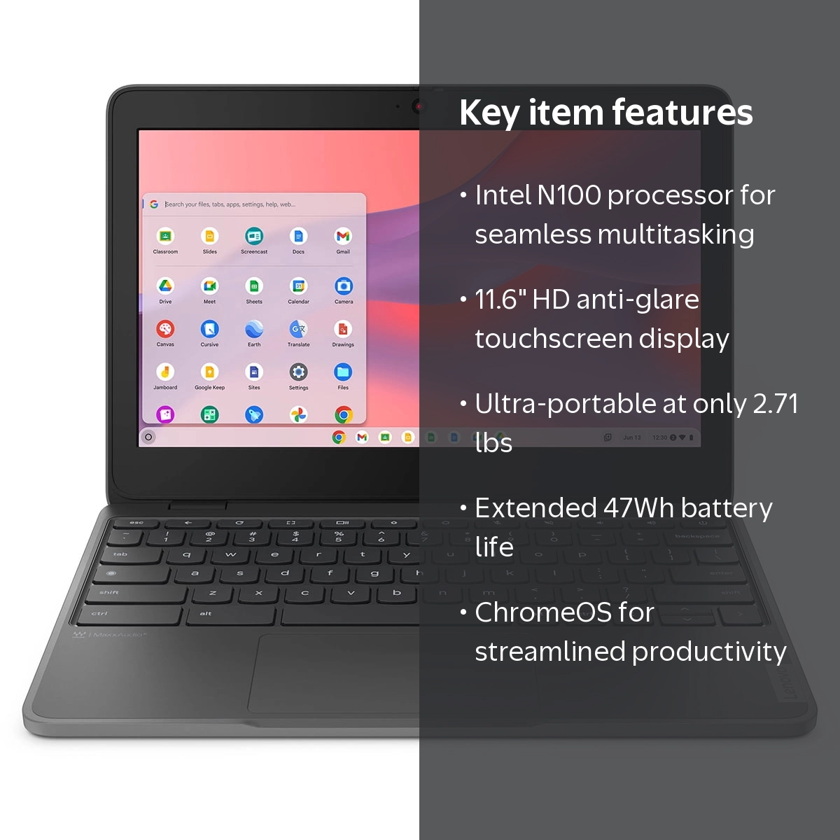 Lenovo 100e Chromebook Gen 4 11.6