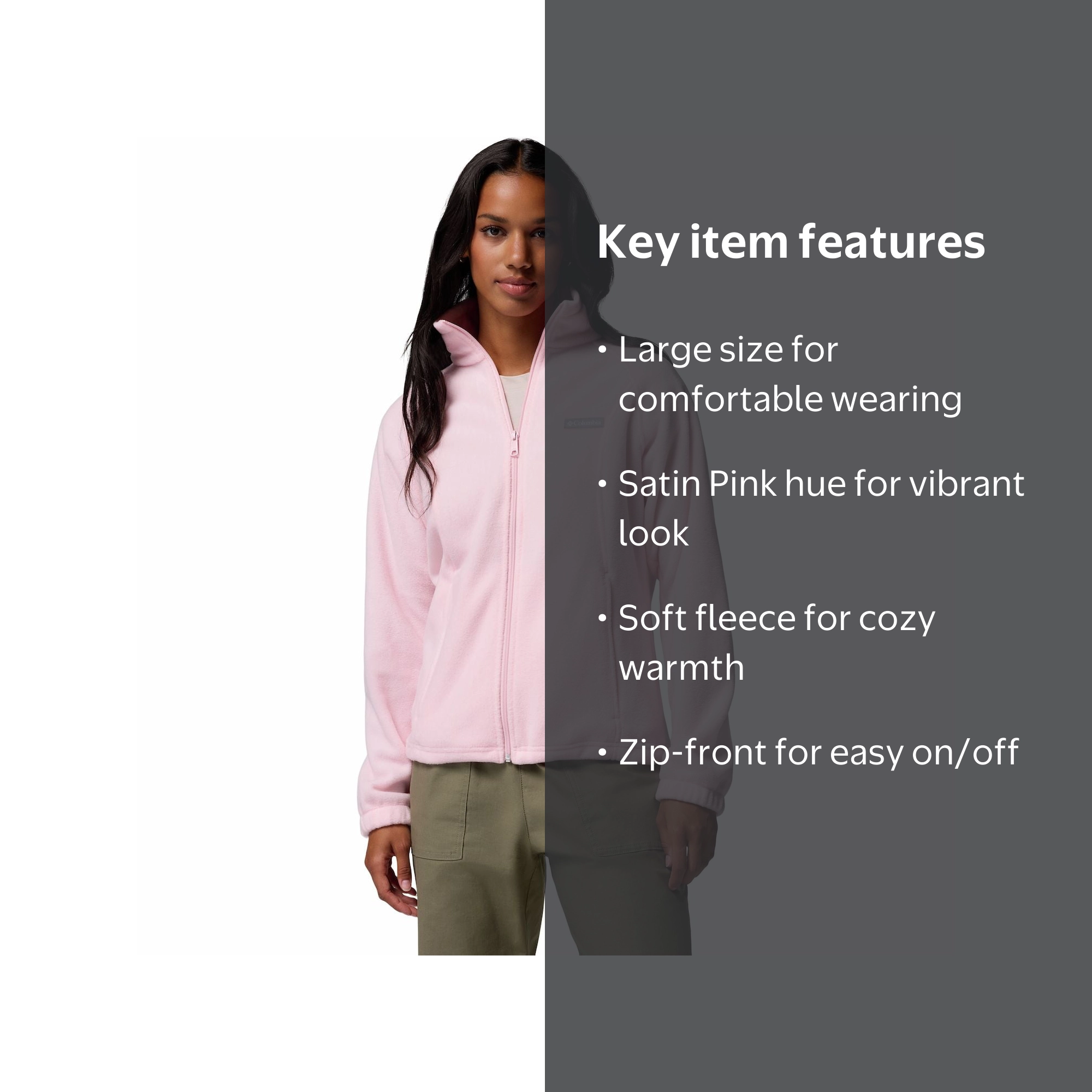 Women's Columbia Benton Springs Zip-Front Fleece Jacket Color