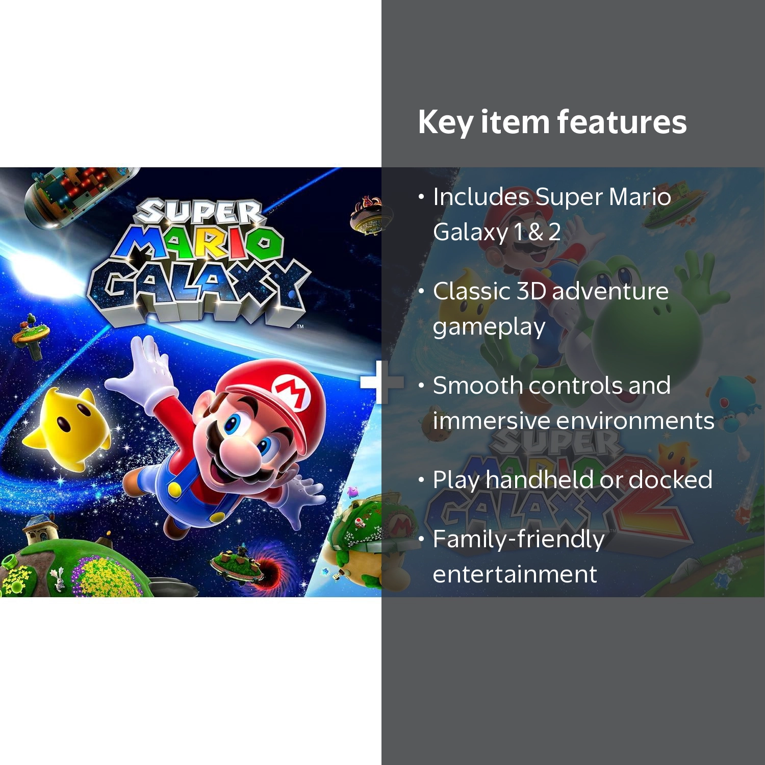 Super Mario Galaxy and Super Mario Galaxy 2 - Nintendo Switch