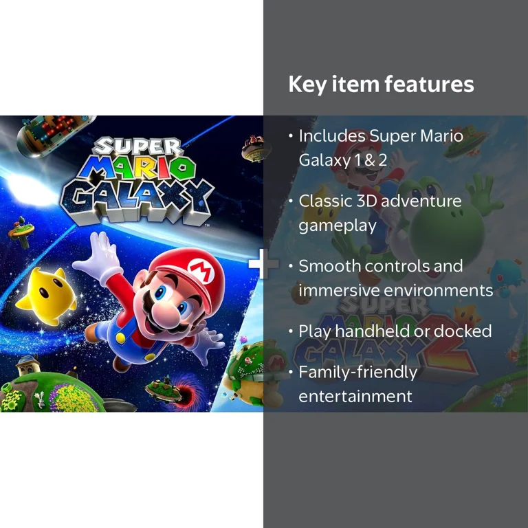 Super Mario Galaxy and Super Mario Galaxy 2 - Nintendo Switch