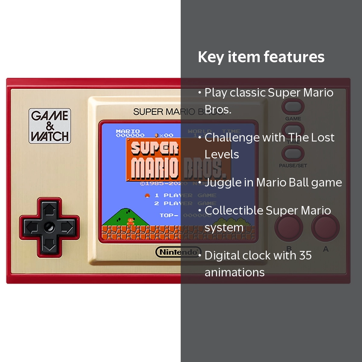 Nintendo Game & Watch: New Super Mario Bros Handheld System
