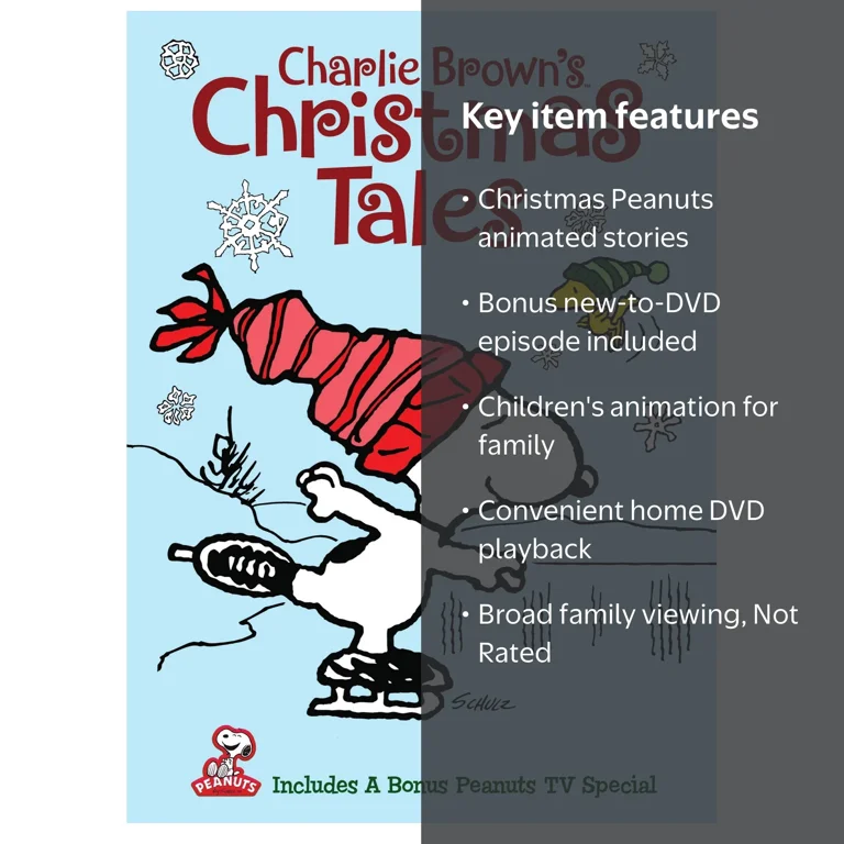 Peanuts: Charlie Brown's Christmas Tales DVD, Animated Stories