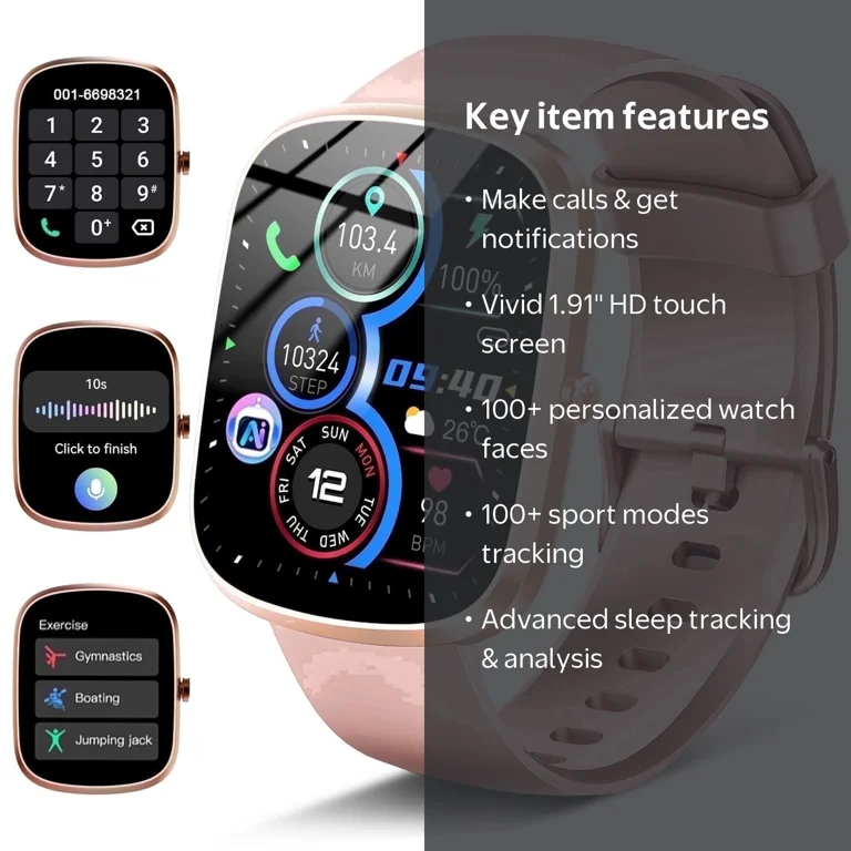 AI Smart Watch for Women Men 1.91