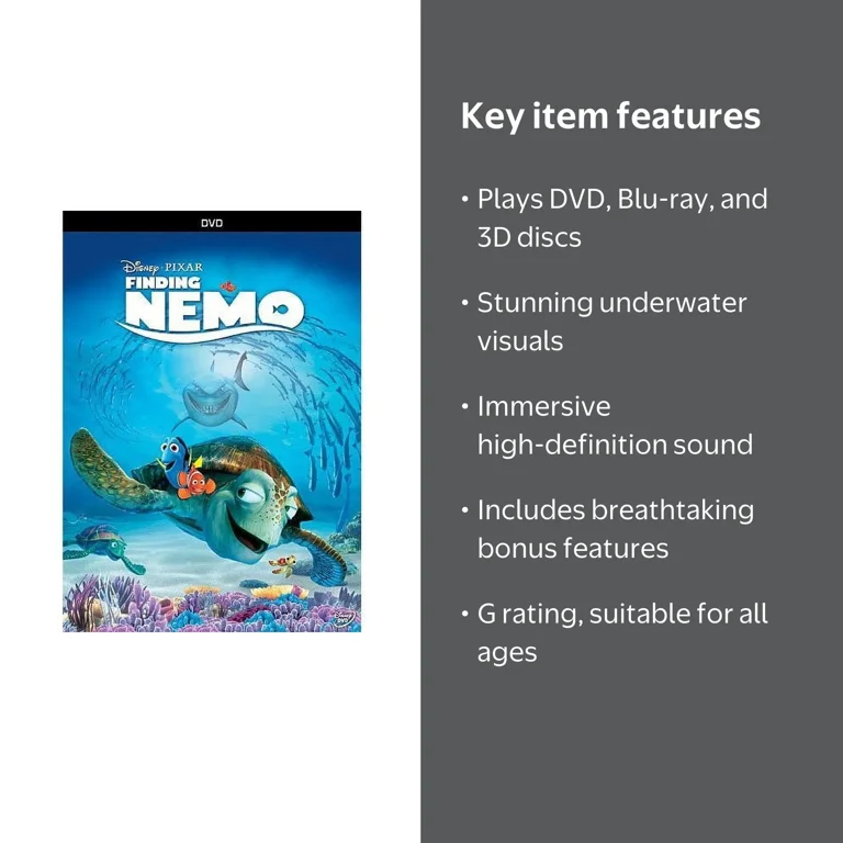 Walt Disney Pictures - Finding Nemo [DIGITAL VIDEO DISC] - Walmart.com