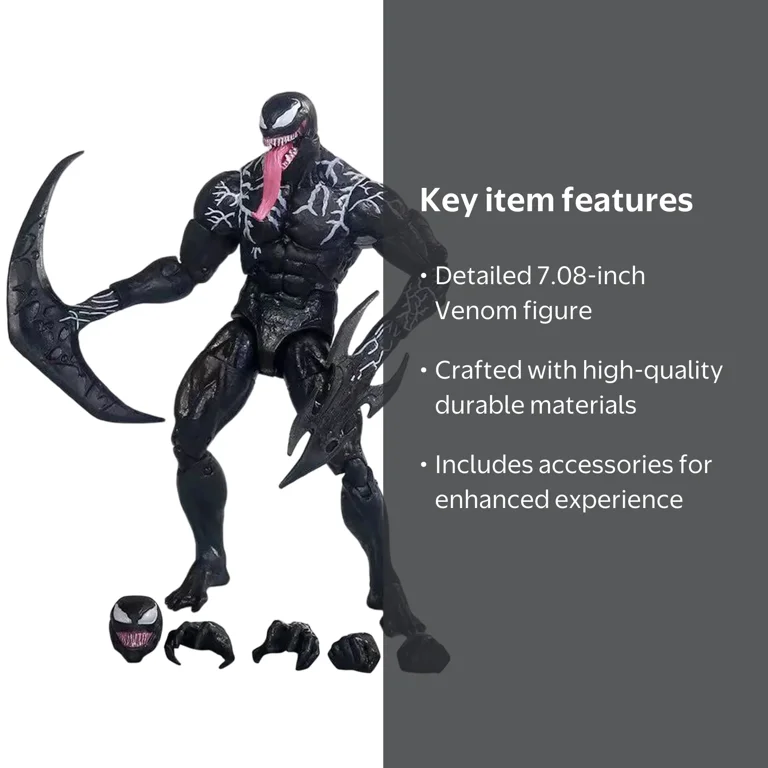 Marvel Legends Series 7.08in Venom Action Figure with Accessories