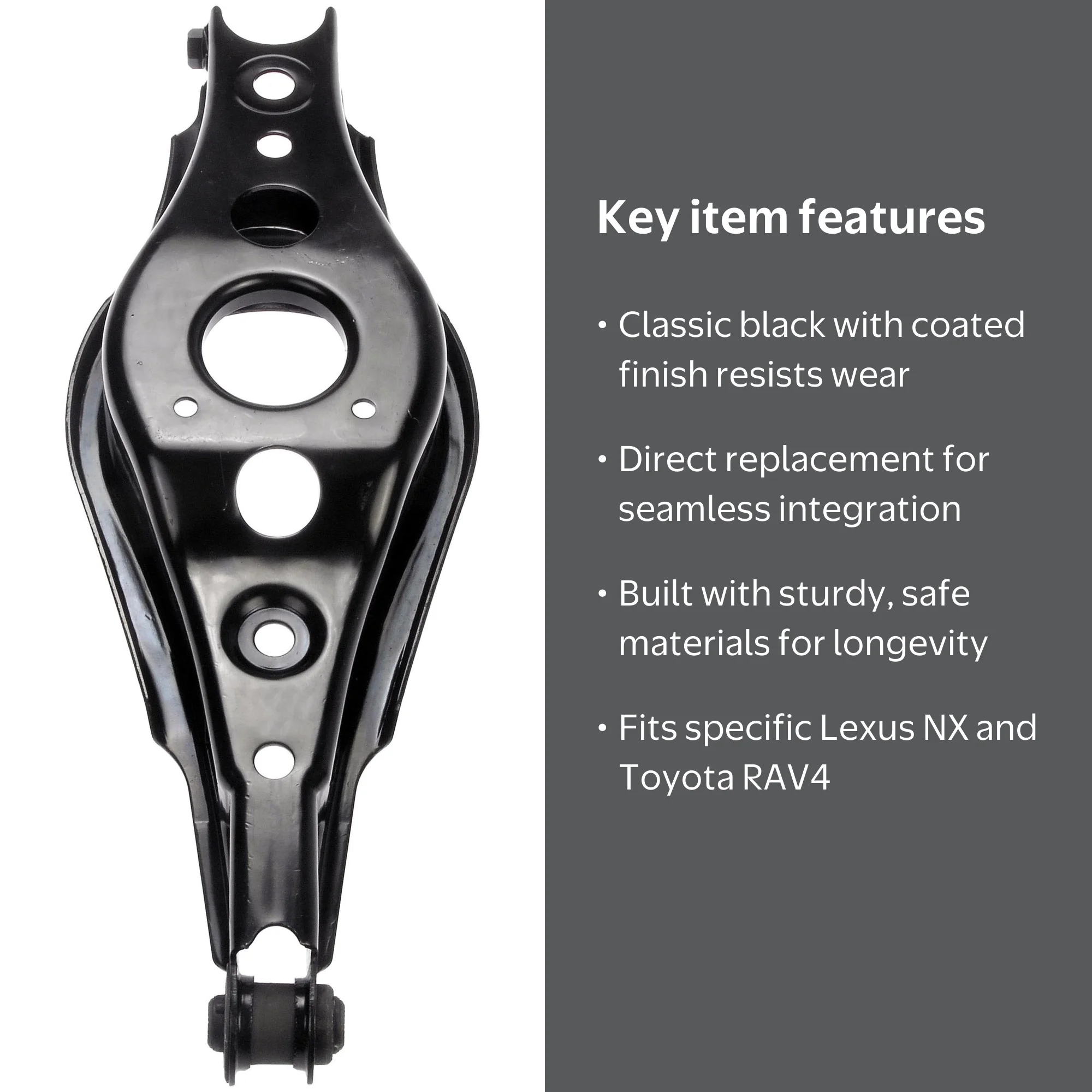 Dorman 524-008 Rear Right Lower Rearward Suspension Control Arm