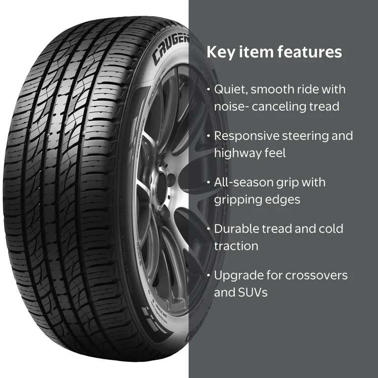 Kumho Crugen KL33 All Season SUV Crossover Tire 235/55R19 101H