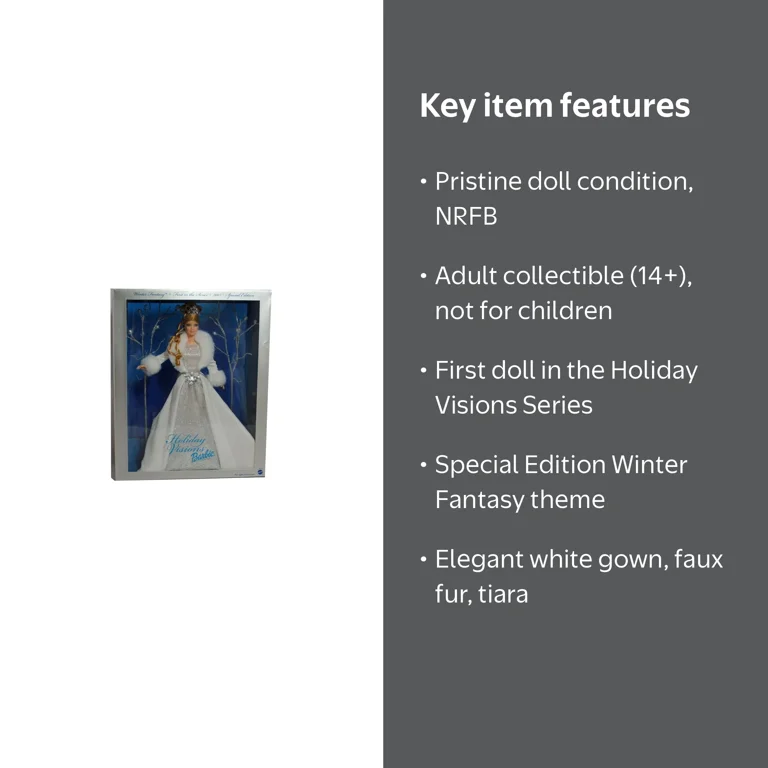 Holiday Visions Barbie Doll Winter Fantasy Special Edition 2003