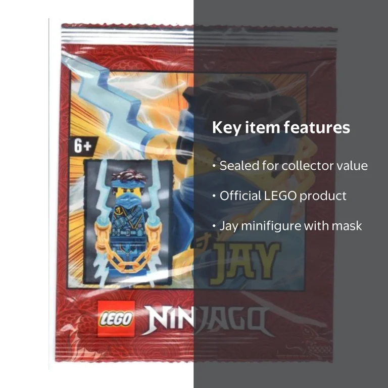 LEGO Ninjago Jay (The Island, Mask + Bandana) Minifigure Foil Pack