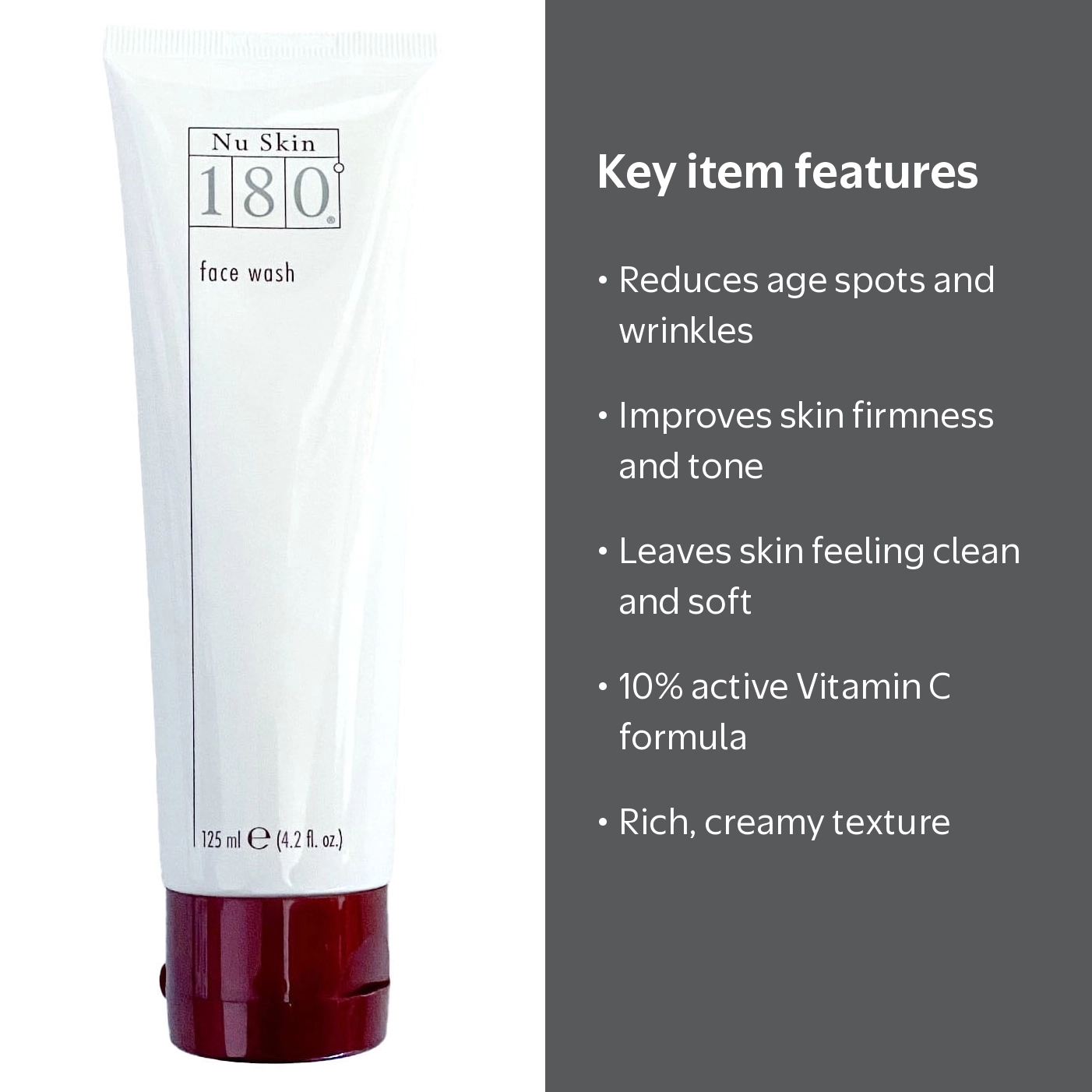 Nu Skin 180 Face Wash 125ml - Walmart.com
